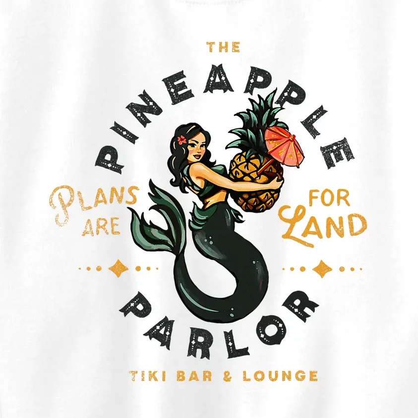 The Pineapple Parlor Tiki Bar & Lounge Pinup Mermaid Kids Sweatshirt