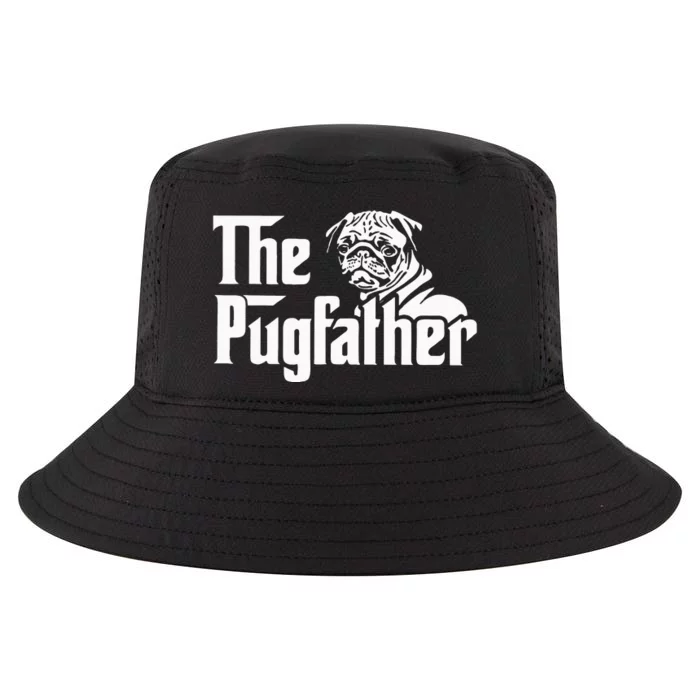 The Pugfather Pug Dad Father's Day Gift Pug Lovers Cool Comfort Performance Bucket Hat