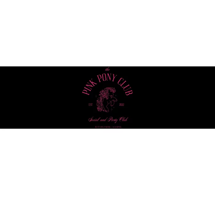 The Pink Pony Club Social And Party Club Bumper Sticker