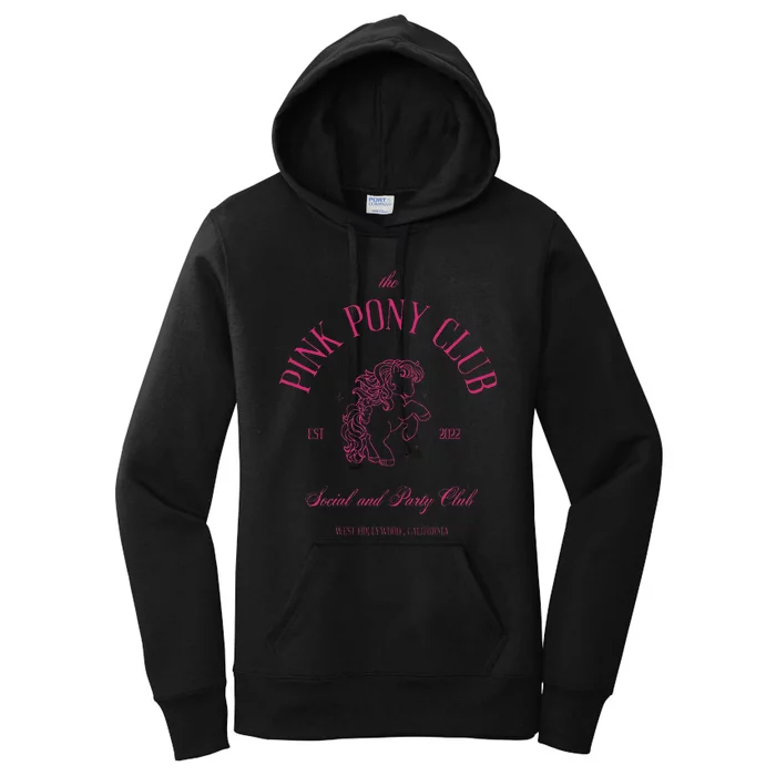 The Pink Pony Club Social And Party Club Women's Pullover Hoodie