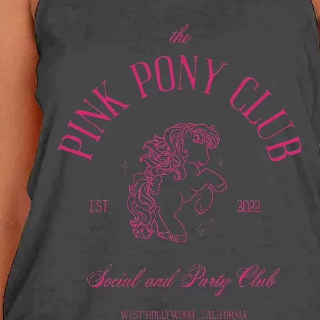 The Pink Pony Club Social And Party Club Women's Knotted Racerback Tank