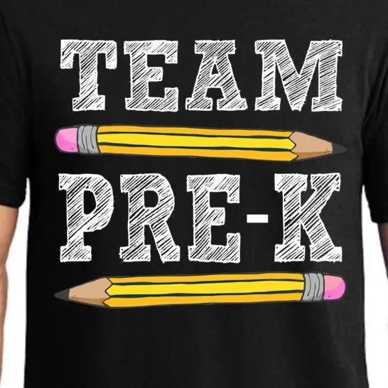 Team PreK Pencil Back To School Preschool Teacher Gift Pajama Set