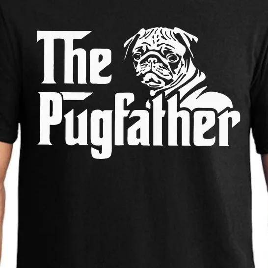 The Pugfather Pug Dad Father's Day Gift Pug Lovers Pajama Set