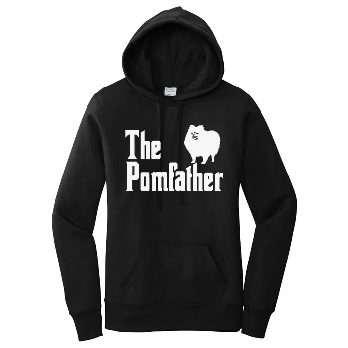 The Pomfather Pomeranian Daddy Pom Dog Lover Women's Pullover Hoodie