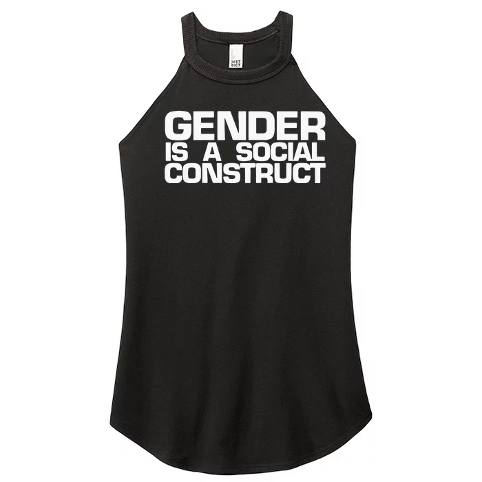 The Phluid Project Gender Is A Social Construct Women’s Perfect Tri Rocker Tank