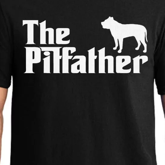 The Pitfather Pit Bull Dad Funny Pit Daddy For Dog Dad Pajama Set