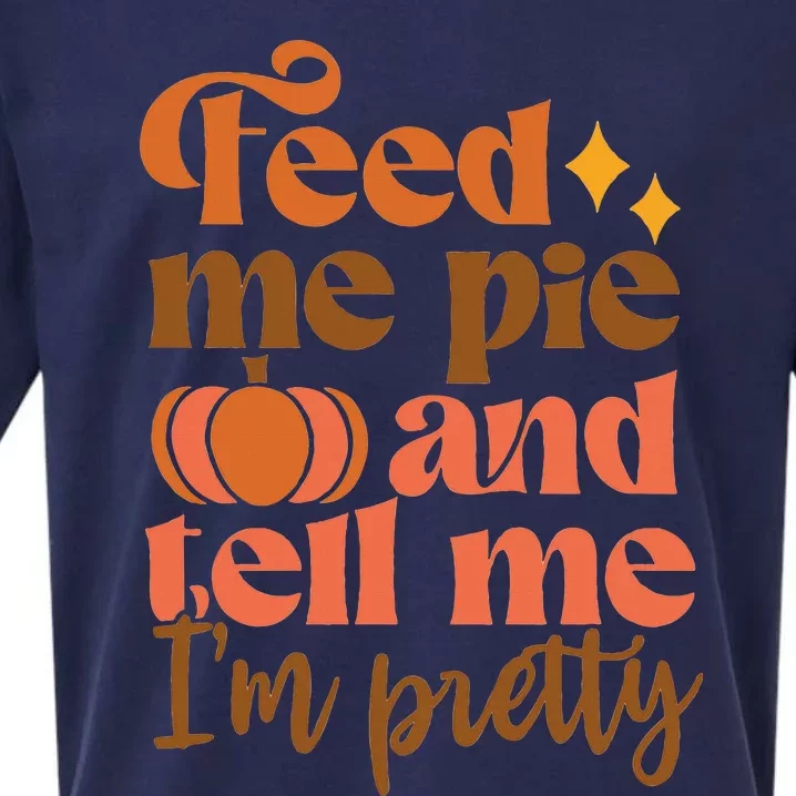 Thanksgiving Pumpkin Pie Lover's Delight Sueded Cloud Jersey T-Shirt