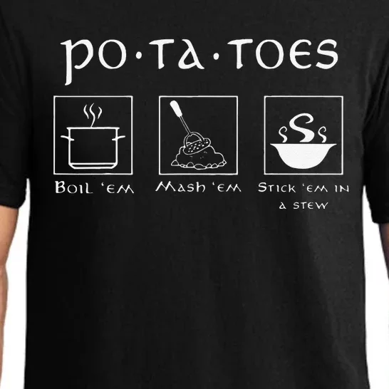 Taters Potatoes Potato Tater Pajama Set