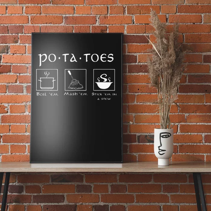 Taters Potatoes Potato Tater Poster