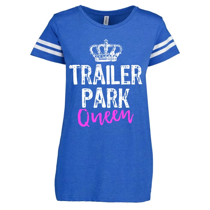 Trailer Park Queen Funny Redneck Camping Gift Christmas Gift Enza Ladies Jersey Football T-Shirt