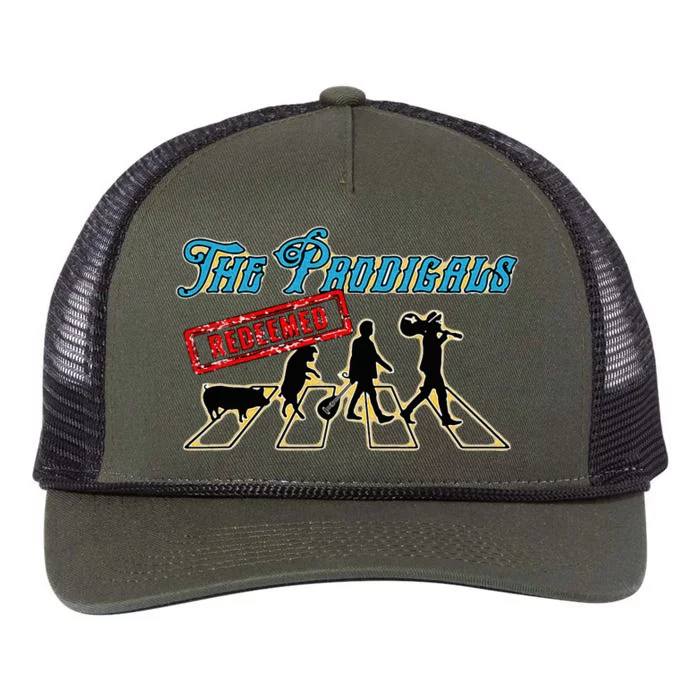 The Prodigals Redeemed Oldies Band From Colorado Retro Rope Trucker Hat Cap