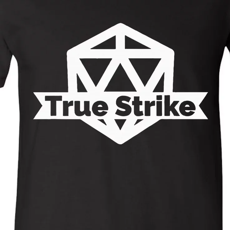 Truestrike Podcast Represent V-Neck T-Shirt