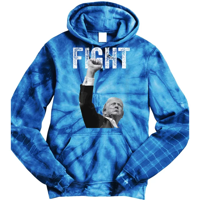 Trump Pennsylvania Rally Fight! Tie Dye Hoodie