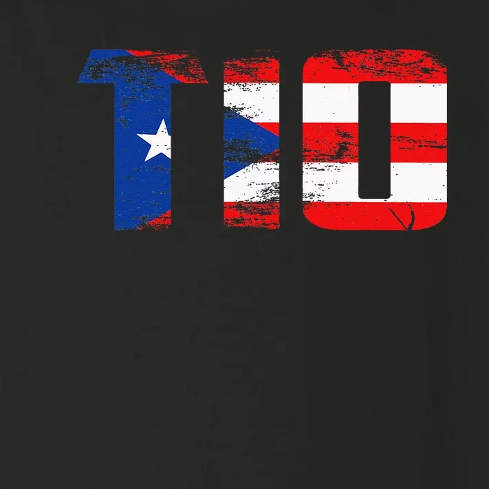 Tio Puerto Rico Flag Pride Fathers Day Puerto Rican Men Toddler Long Sleeve Shirt