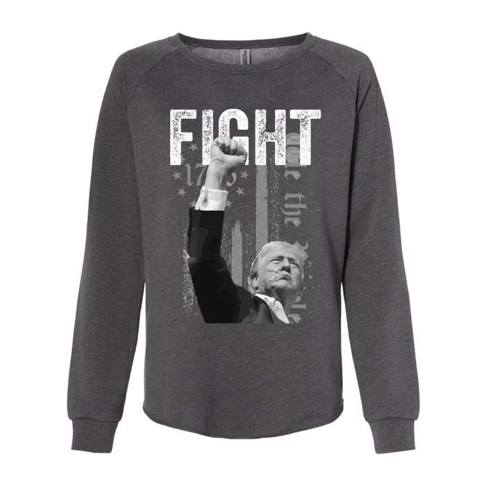 Trump Pennsylvania Rally Fight! Womens California Wash Sweatshirt