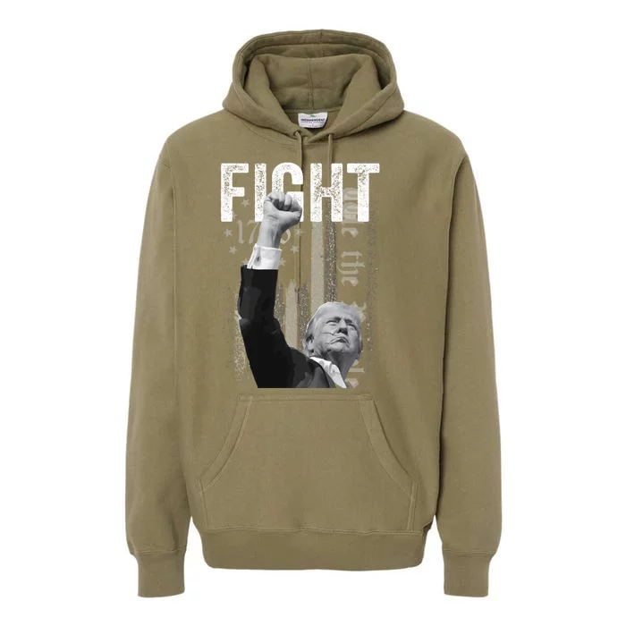 Trump Pennsylvania Rally Fight! Premium Hoodie