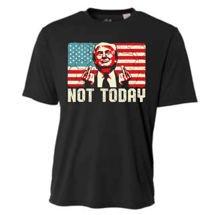 Trump Pennsylvania Rally Shooting Not Today Cooling Performance Crew T-Shirt