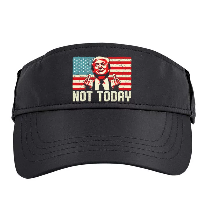 Trump Pennsylvania Rally Shooting Not Today Adult Drive Performance Visor