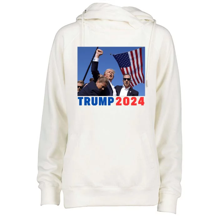 Trump Pa Rally Pennsylvania Rally Trump 2024 Womens Funnel Neck Pullover Hood