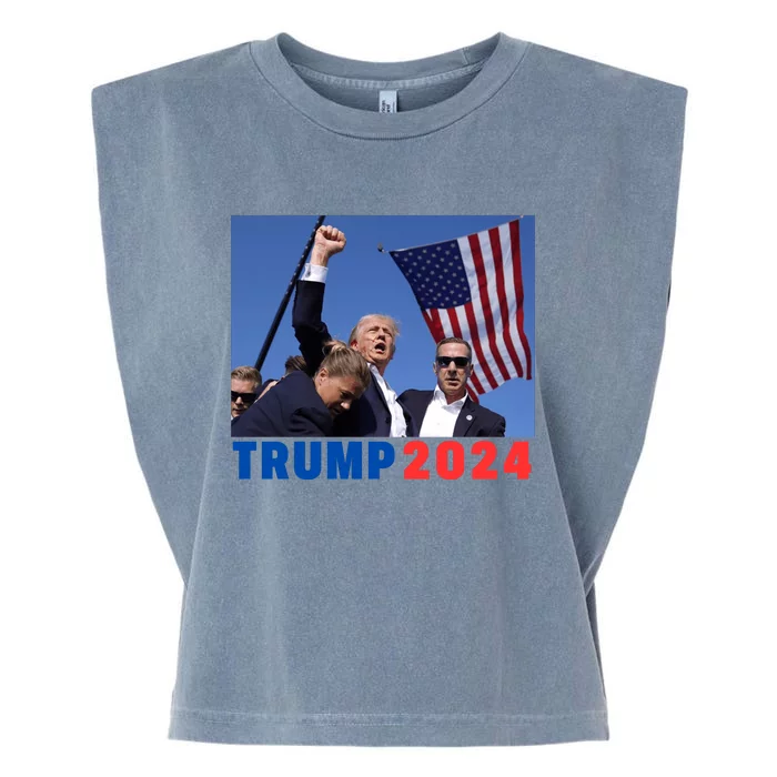 Trump Pa Rally Pennsylvania Rally Trump 2024 Garment-Dyed Women's Muscle Tee