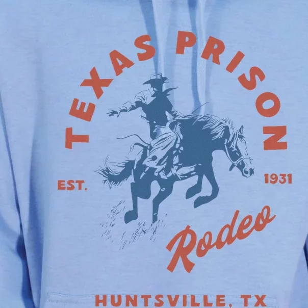 Texas Prison Rodeo Cowboy Western Unisex Surf Hoodie