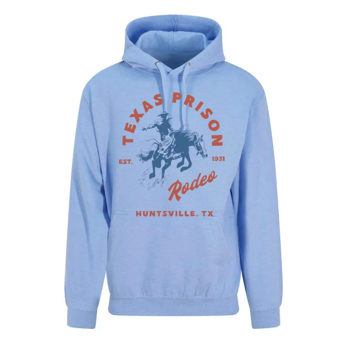 Texas Prison Rodeo Cowboy Western Unisex Surf Hoodie