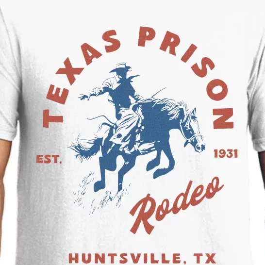 Texas Prison Rodeo Cowboy Western Pajama Set