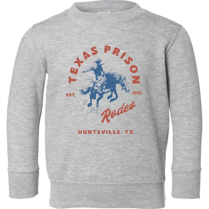 Texas Prison Rodeo Cowboy Western Toddler Sweatshirt