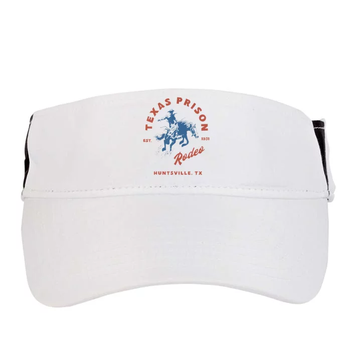 Texas Prison Rodeo Cowboy Western Adult Drive Performance Visor