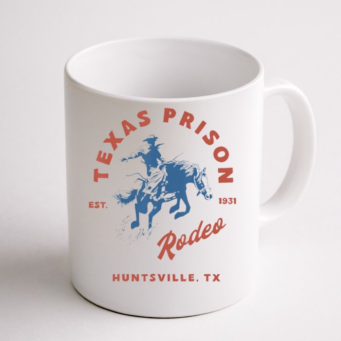 Texas Prison Rodeo Cowboy Western Front & Back Coffee Mug