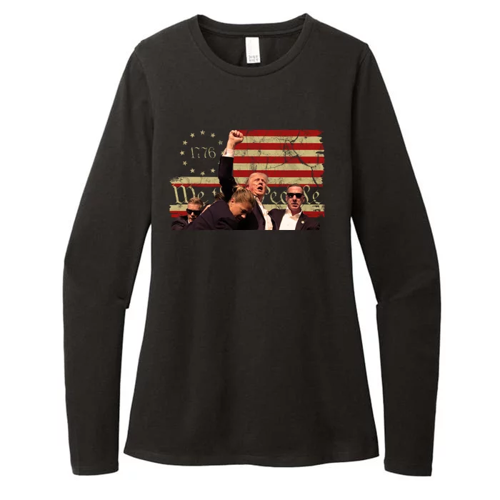 Trump Pa Rally Pennsylvania 2024 Vintage Political Womens CVC Long Sleeve Shirt