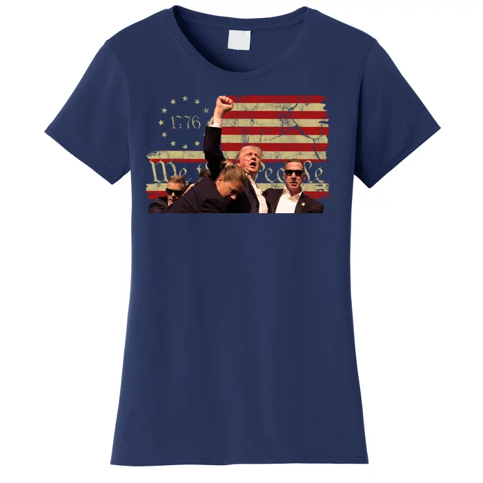 Trump Pa Rally Pennsylvania 2024 Vintage Political Women's T-Shirt