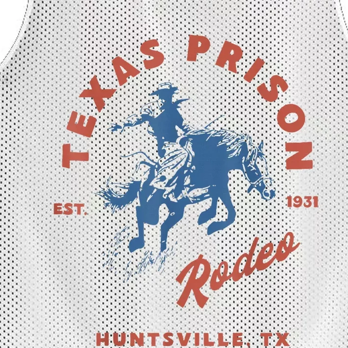 Texas Prison Rodeo Cowboy Western Mesh Reversible Basketball Jersey Tank