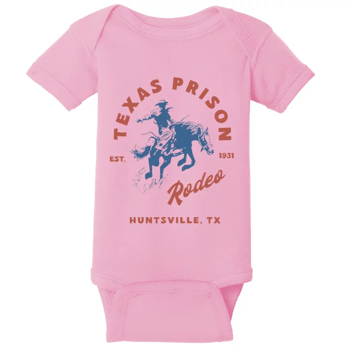 Texas Prison Rodeo Cowboy Western Baby Bodysuit