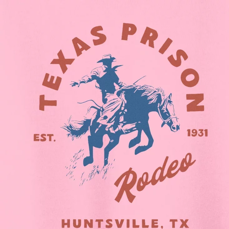 Texas Prison Rodeo Cowboy Western Toddler T-Shirt