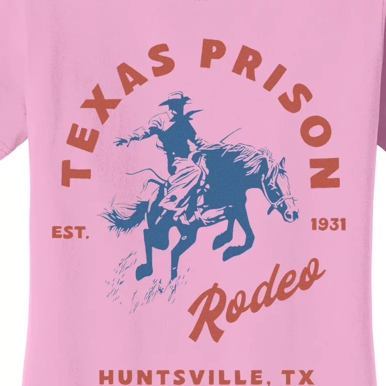 Texas Prison Rodeo Cowboy Western Women's T-Shirt