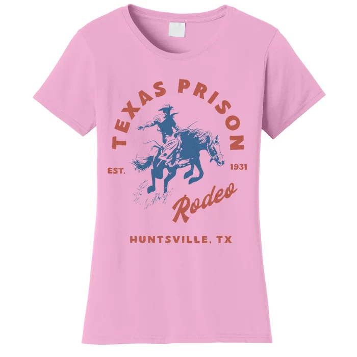 Texas Prison Rodeo Cowboy Western Women's T-Shirt