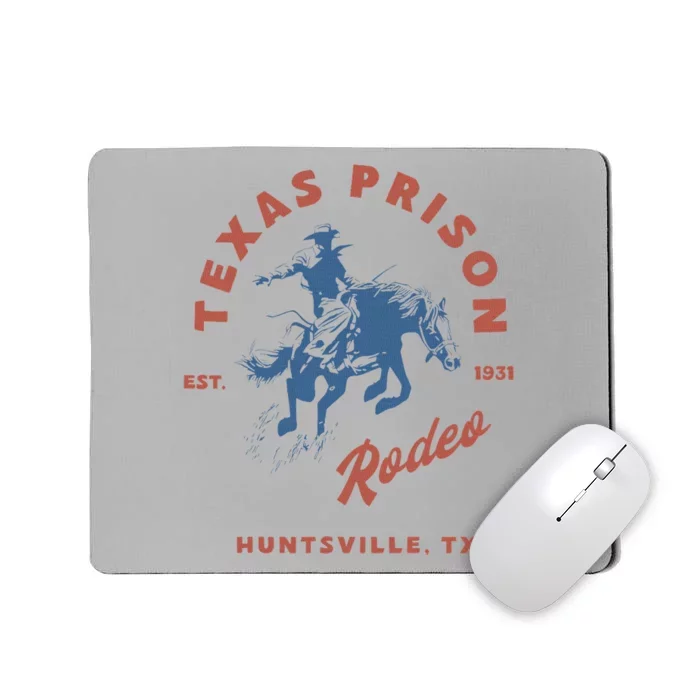 Texas Prison Rodeo Cowboy Western Mousepad