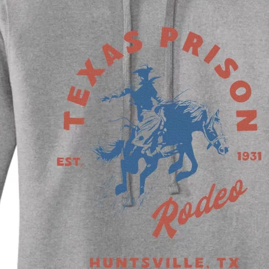 Texas Prison Rodeo Cowboy Western Women's Pullover Hoodie