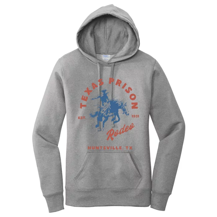 Texas Prison Rodeo Cowboy Western Women's Pullover Hoodie