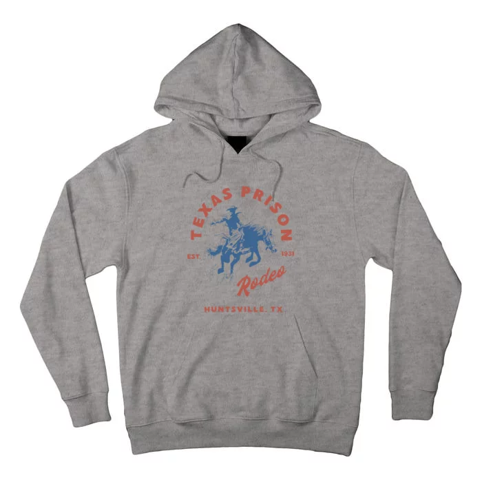 Texas Prison Rodeo Cowboy Western Tall Hoodie