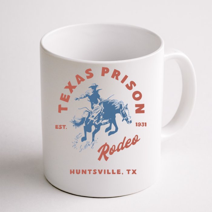 Texas Prison Rodeo Cowboy Western Front & Back Coffee Mug