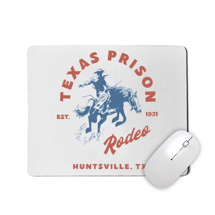 Texas Prison Rodeo Cowboy Western Mousepad