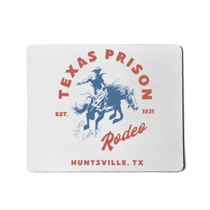 Texas Prison Rodeo Cowboy Western Mousepad