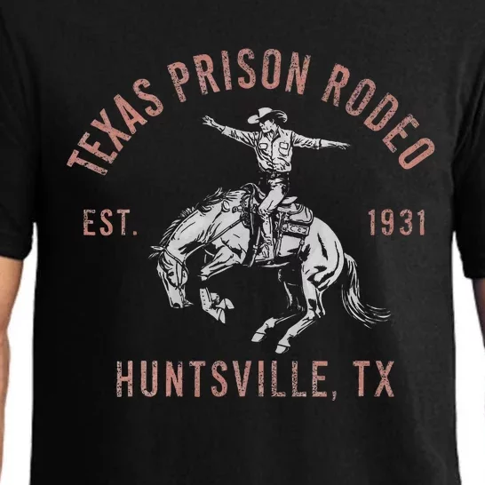 Texas Prison Rodeo Huntsville Est 1931 Pajama Set