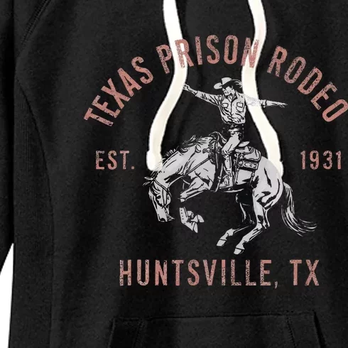 Texas Prison Rodeo Huntsville Est 1931 Women's Fleece Hoodie