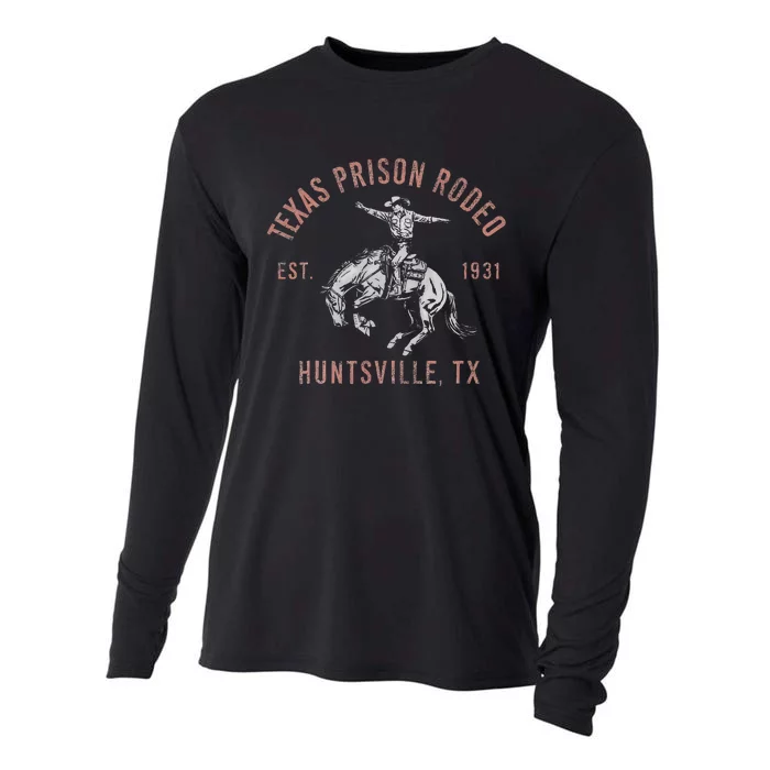 Texas Prison Rodeo Huntsville Est 1931 Cooling Performance Long Sleeve Crew