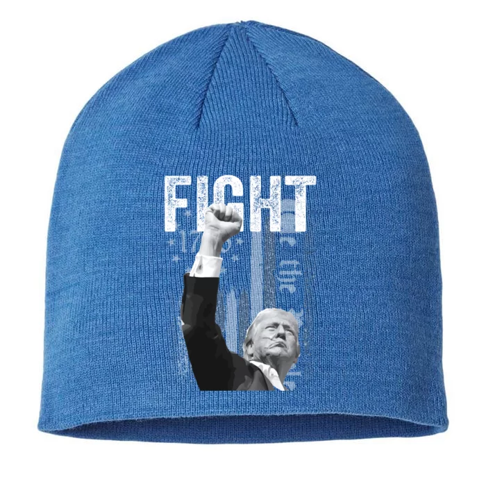 Trump Pennsylvania Rally Fight! Gift 8 1/2in Sustainable Knit Beanie