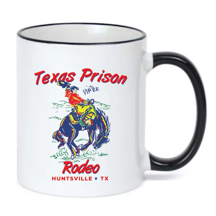 Texas Prison Rodeo  Western Cowboy Black Color Changing Mug