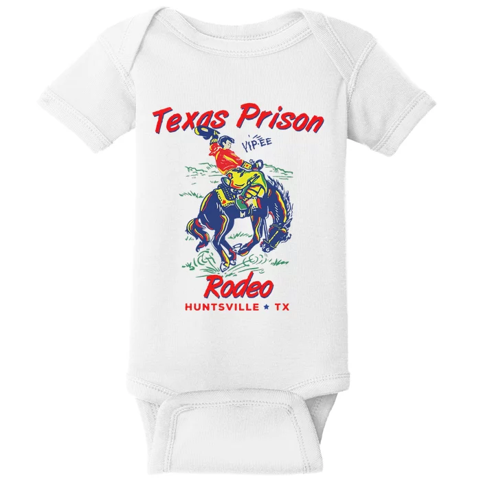 Texas Prison Rodeo  Western Cowboy Baby Bodysuit